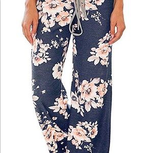 3 pair of floral flair pants